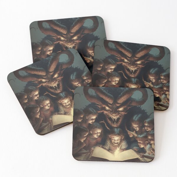 Item preview, Kids summons a demon from a book designed and sold by Shopart1283.