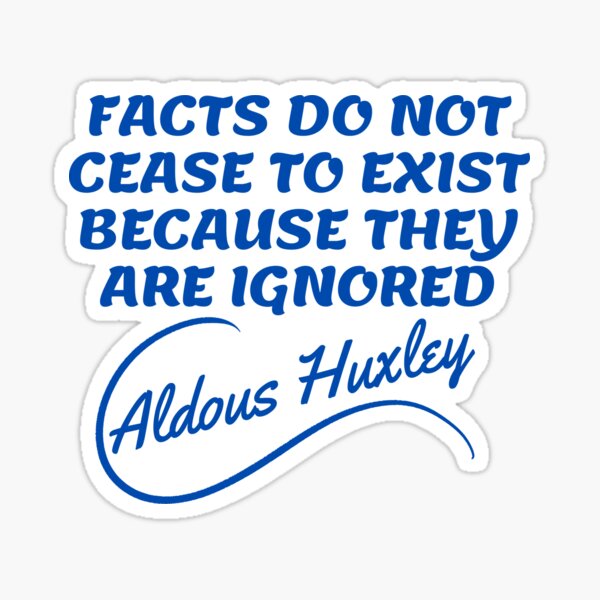 Item preview, Aldous Huxley Quotes - Facts inspiration quotes designed and sold by Writer Quotes.