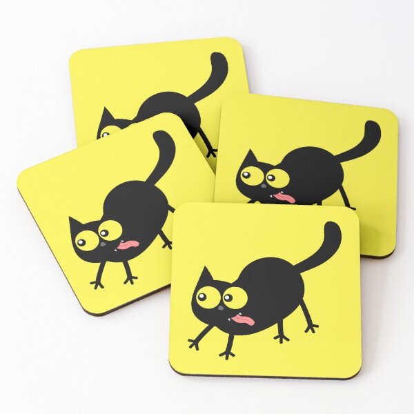 Item preview, Funny Shocked Black Cat designed and sold by Seven Design.