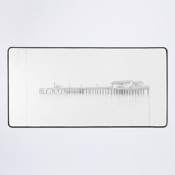 Item preview, Penarth Pier Pencil Sketch Effect designed and sold by Jpaw86.