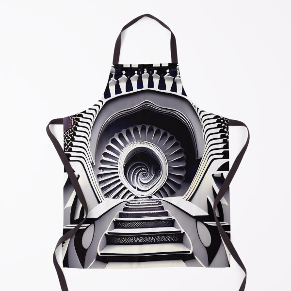 Item preview, "The Enigma of Infinite Staircases: A Labyrinth of Optical Illusion" designed and sold by Transelasticart.