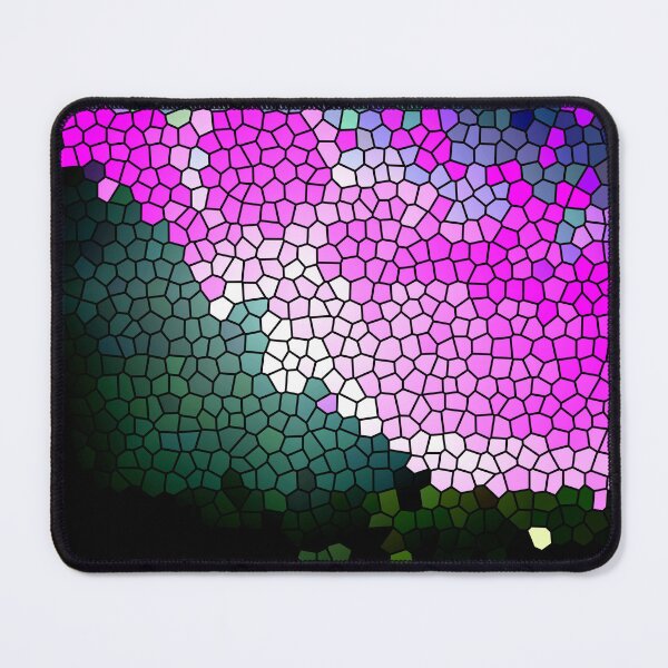Item preview, Stained Glass Mountain and Colorful Stained Glass Mosaic Sky Coastal Style Abstract 8 of 8 designed and sold by Beachy.