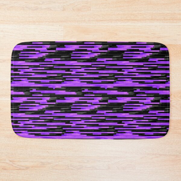 Item preview, Blocky Black and Purple Block Texture Pattern designed and sold by TheRulerofEarth.
