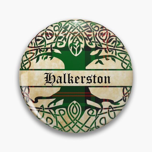 Item preview, Halkerston Tree of Life Clan Scottish Surname tartan designed and sold by BagTown Clans.