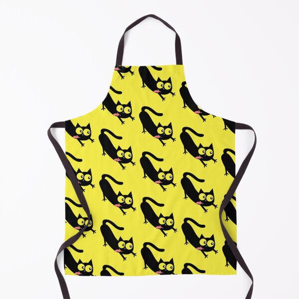 Item preview, Funny Stretching Black Cat designed and sold by Seven Design.
