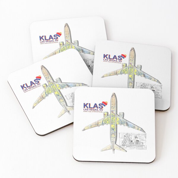 Item preview, B737 KLAS (Las Vegas) VFR and Taxi Chart (Southwest) designed and sold by B747-Stickers.