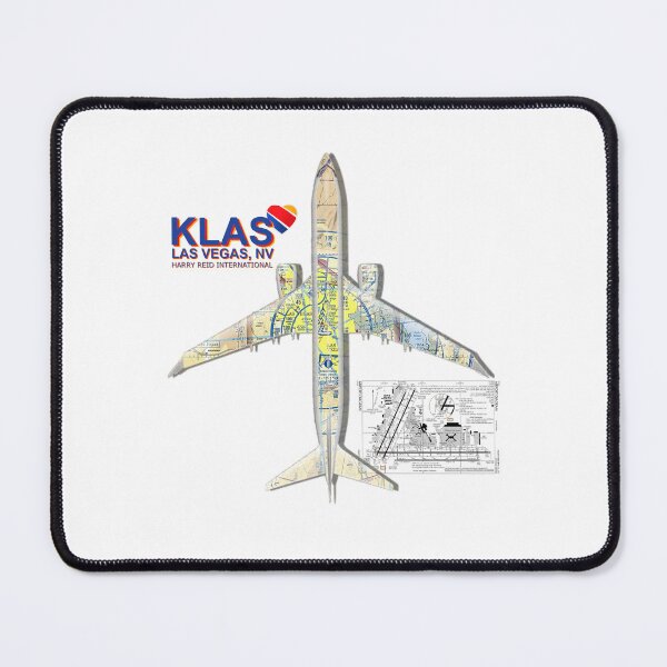 Item preview, B737 KLAS (Las Vegas) VFR and Taxi Chart (Southwest) designed and sold by B747-Stickers.