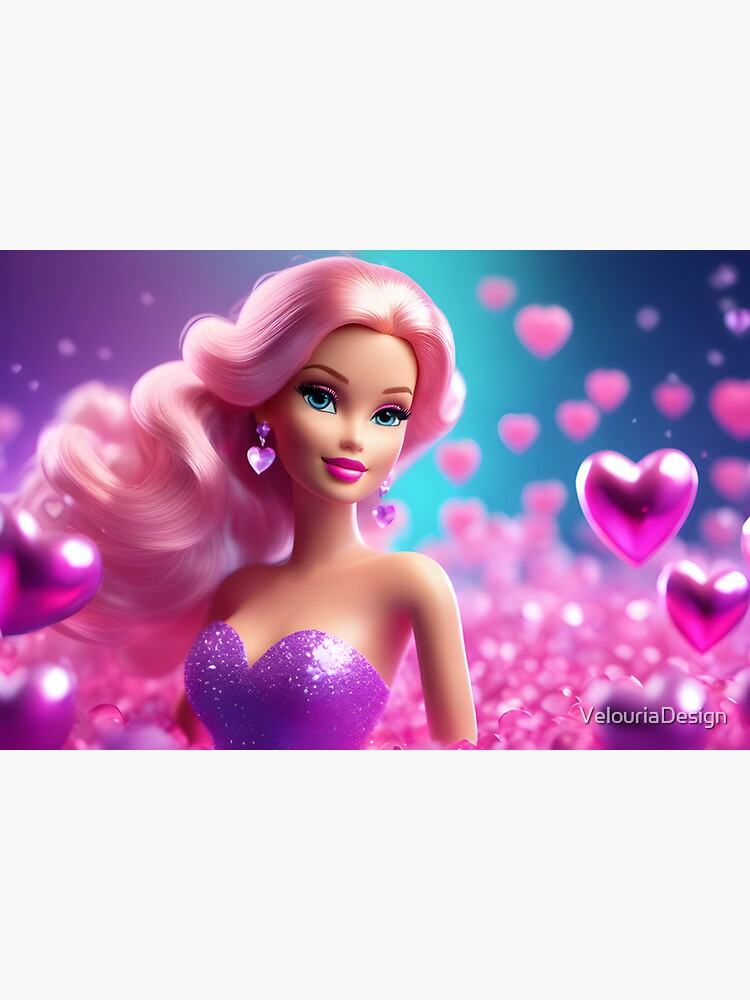 Pink hexho barbie cartoon