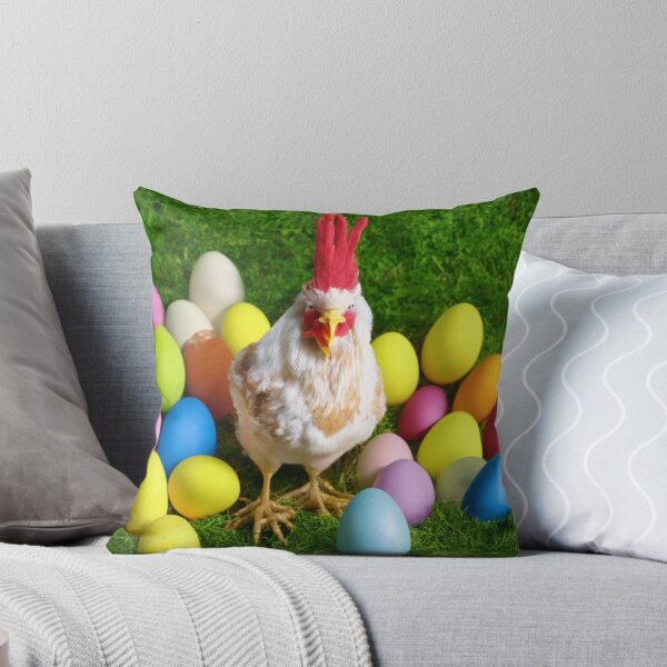 Item preview, Easter Egger Chicken with Easter Eggs | Funny Orpington Birds Chicks Eggs Gift designed and sold by lildoodleshirts.