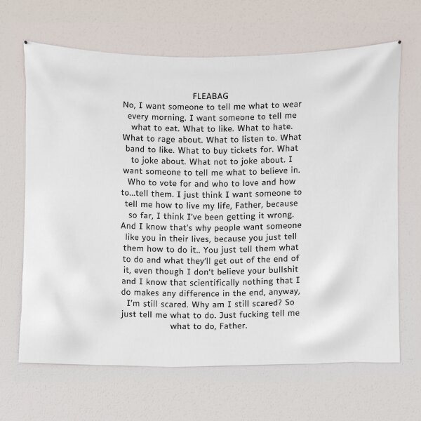 Item preview, Fleabag - Tell me what to do designed and sold by ButterfliesT.