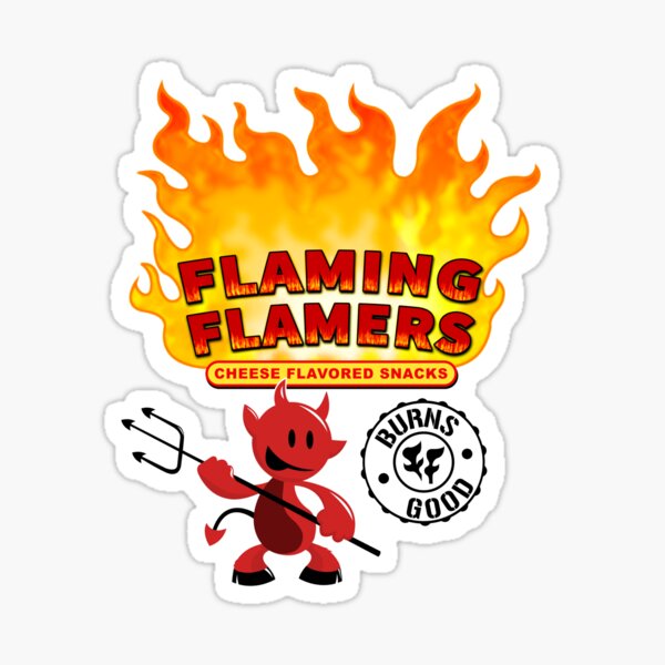 Item preview, Reservation Dogs Flaming Flamers Chips designed and sold by HellCreek6.
