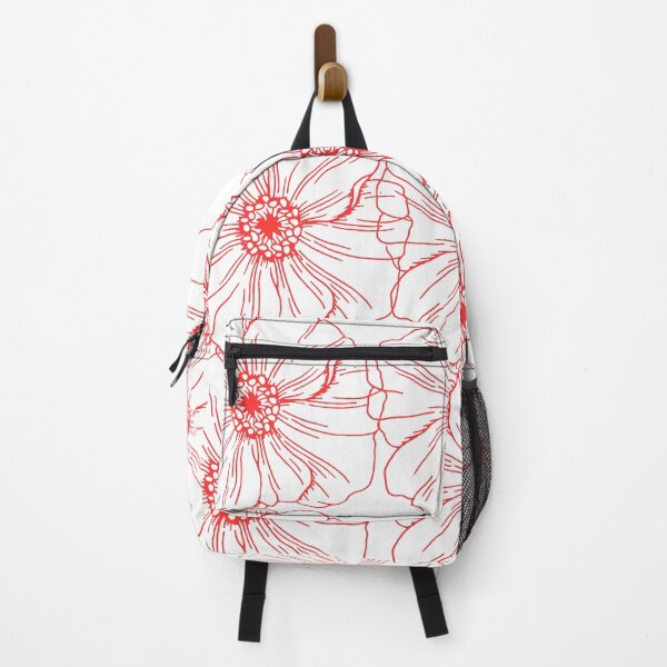 Item preview, red and white poppy print designed and sold by HofD.
