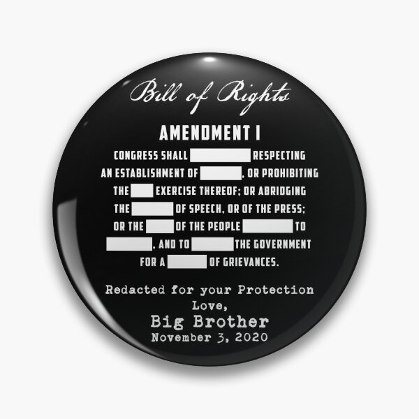 Item preview, Bill Of Rights Amendment 1 BB designed and sold by twHistory.