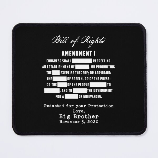 Item preview, Bill Of Rights Amendment 1 BB designed and sold by twHistory.
