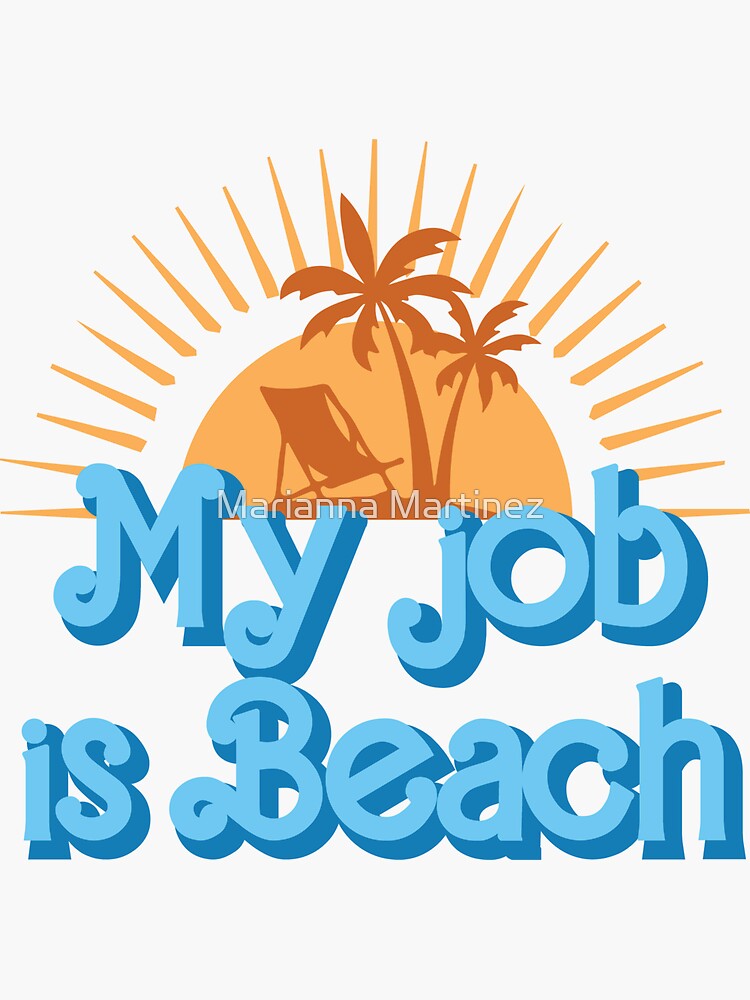 Barbie Movie Beach Barbie Sticker