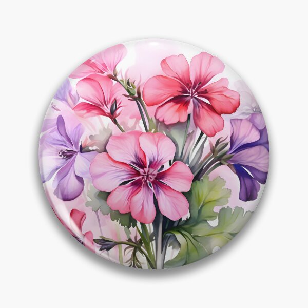 Item preview, geraniums designed and sold by Banna Baber.
