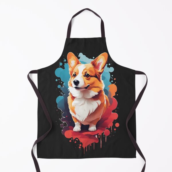 Item preview, Celestial Hound Vision, space age Welsh corgi designed and sold by DBPauwels.