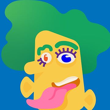 Artwork thumbnail, Green-Haired Guy by oneilldesign