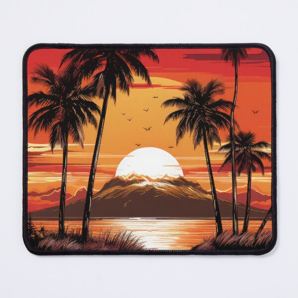Item preview, California Sunset T-Shirt Print | Vintage Minimalist Landscape designed and sold by CoputerEasel.