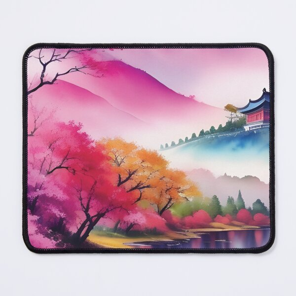 Item preview, East Meets West: Chromatic China Colorful Chinese Landscape designed and sold by Sandydesign.