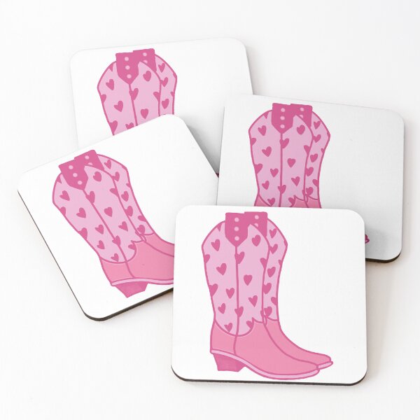 Item preview, Pink Heart Cowgirl Boots designed and sold by retrorangerr.