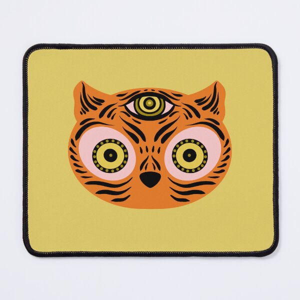 Item preview, Third Eye of the Tiger (yellow) designed and sold by Chloë Ella Urbanczyk.