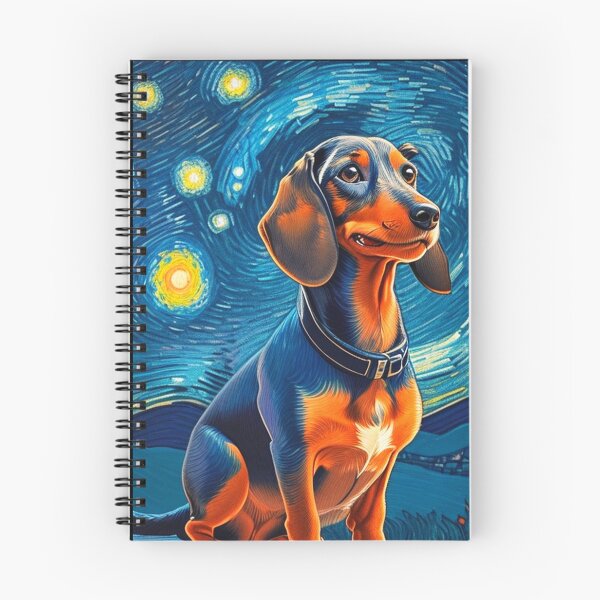 Item preview, Van gogh Starry Night Dachshund  designed and sold by Vangoholic.