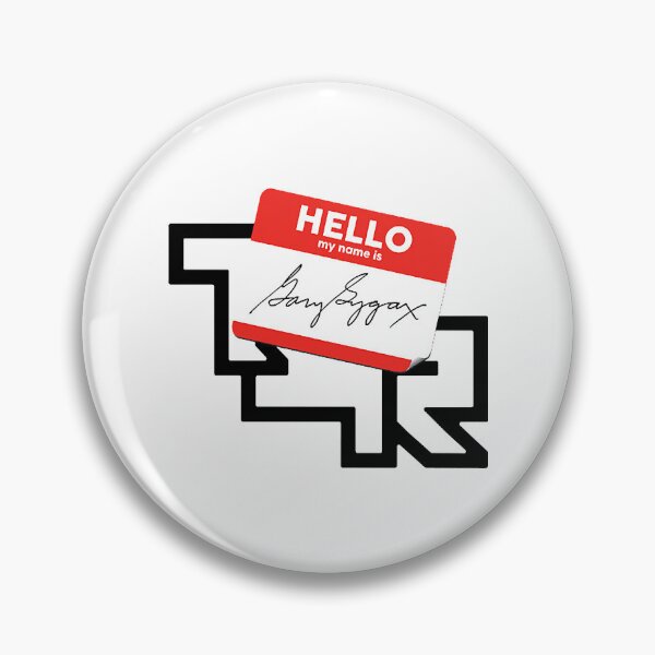 Item preview, HELLO My name is Gary Gygax - Old School Dungeons and Dragons designed and sold by AllineWiseman.