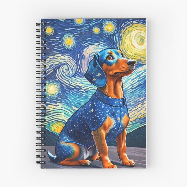 Item preview, Van gogh Starry Night Dachshund  designed and sold by Vangoholic.