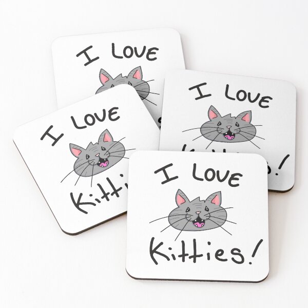 Item preview, I love kitties! designed and sold by Lidibugg.