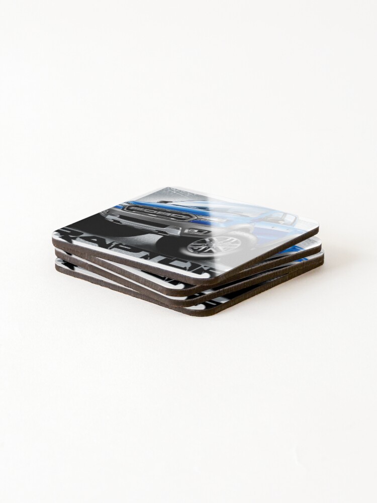 Thumbnail 4 of 5, Coasters (Set of 4), Ford Ranger Raptor designed and sold by stefansautoart.
