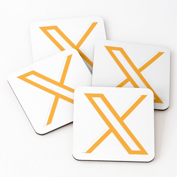 Item preview, x.com orange new logo, (old twitter) designed and sold by LEOEXPRESS.