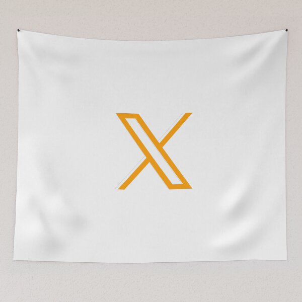 Item preview, x.com orange new logo, (old twitter) designed and sold by LEOEXPRESS.