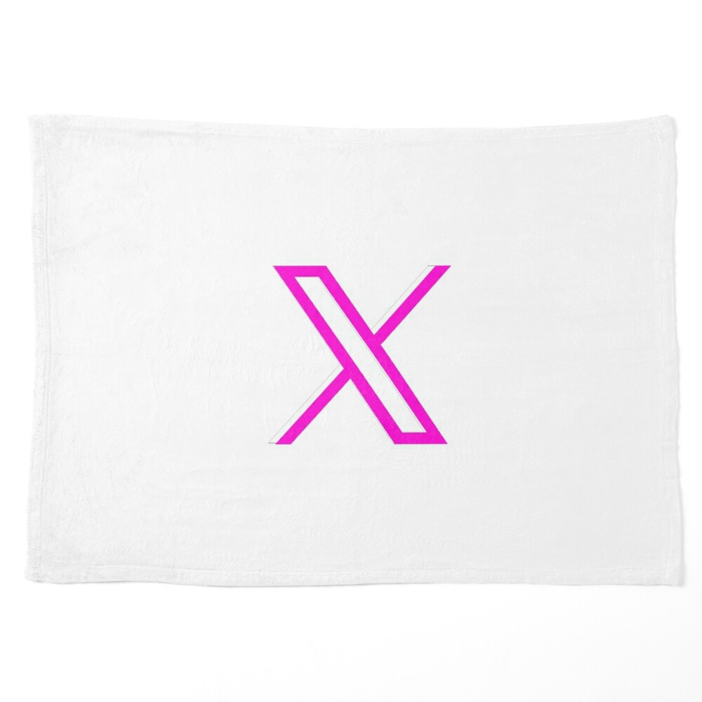 x.com white new logo, (old twitter) Sticker for Sale by