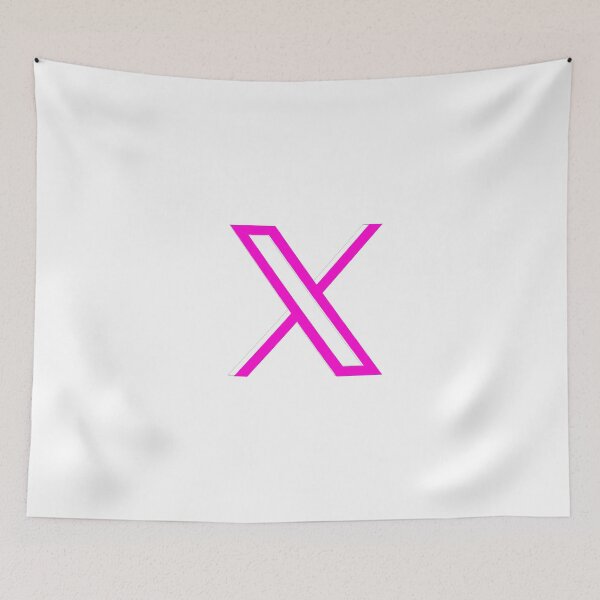 Item preview, x.com pink new logo, (old twitter) designed and sold by LEOEXPRESS.