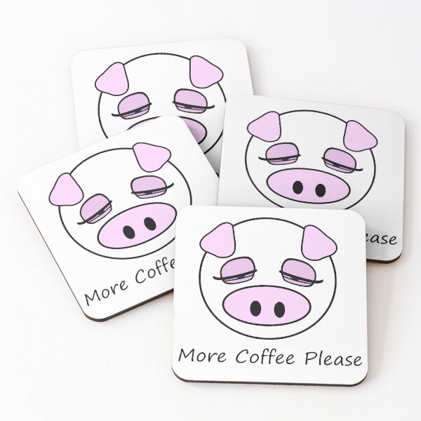 Item preview, More Coffee Pig designed and sold by m2inspiration.