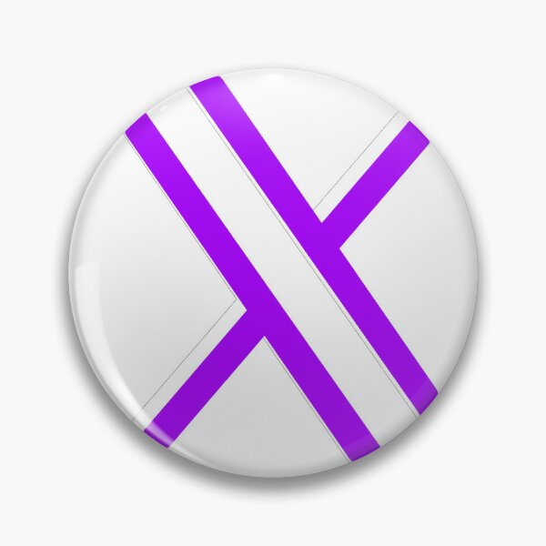Item preview, x.com purple new logo, (old twitter) designed and sold by LEOEXPRESS.