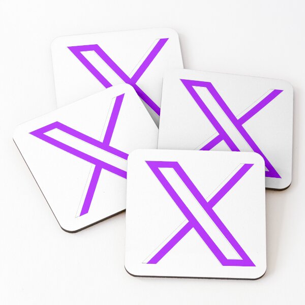 Item preview, x.com purple new logo, (old twitter) designed and sold by LEOEXPRESS.