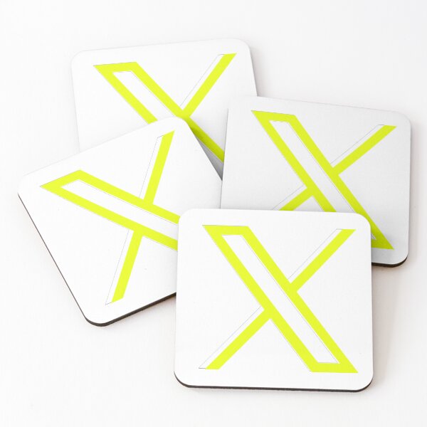Item preview, x.com yellow logo, (old twitter) designed and sold by LEOEXPRESS.