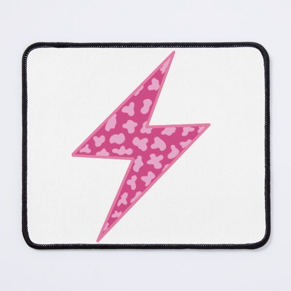 Item preview, Pink Cow Print Lightening Bolt designed and sold by retrorangerr.