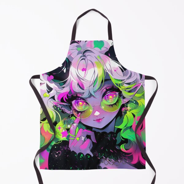 Item preview, Kawaii Nerdy Demon Anime Girl designed and sold by bubblegoth.