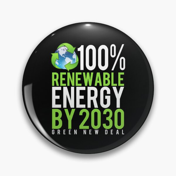Item preview, Green New Deal 100% Renewable Energy By 2030 designed and sold by flippinsg.