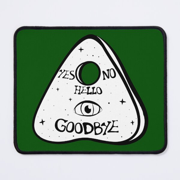 Item preview, White and Forest Green Ouija Planchette designed and sold by Charlottieloux.