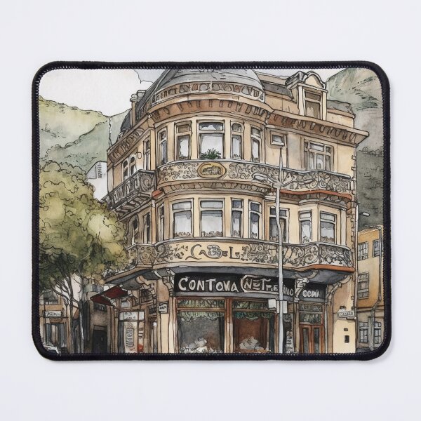 Item preview, Cape Town city drawing designed and sold by ComicsFactory.