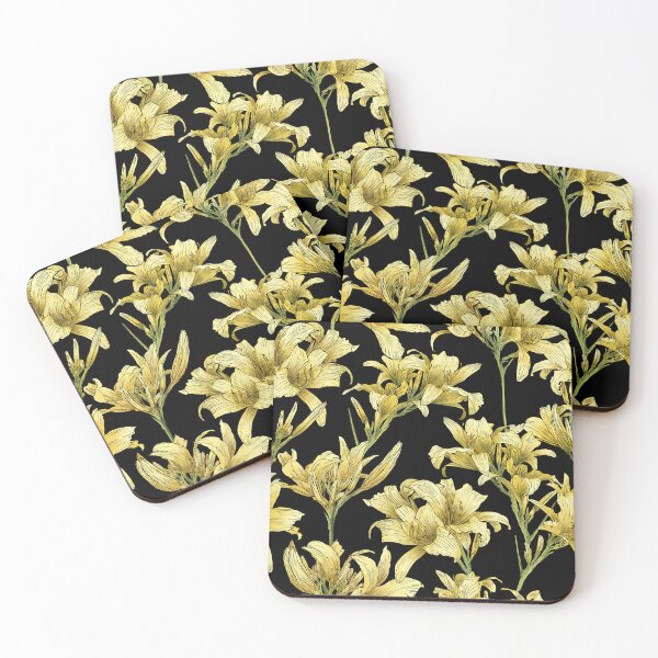 Item preview, Daylily on black designed and sold by orsinha.