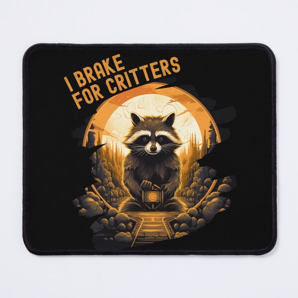 Item preview, I Brake For Critters Cute Gifts For Drivers designed and sold by Chmielayka.