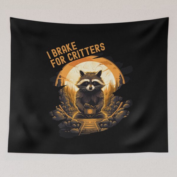 Item preview, I Brake For Critters Cute Gifts For Drivers designed and sold by Chmielayka.