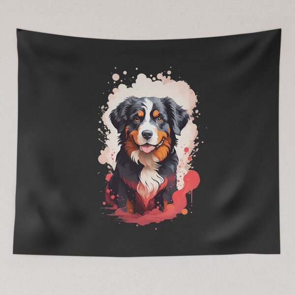 Item preview, Spacewalk Dog Vision, space age Bernese mountaindog designed and sold by DBPauwels.
