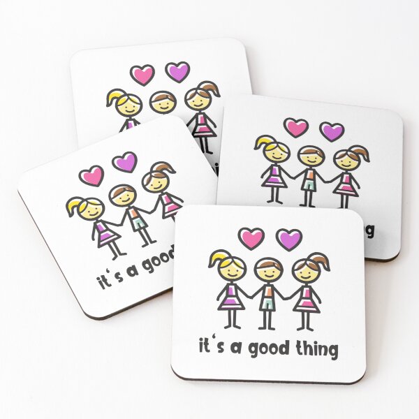 Item preview, Throuple - Threesome - Non-Monogamy - ITS A GOOD THING - Polyfidelity Greeting Card 	 designed and sold by fyazhqyyygi4.