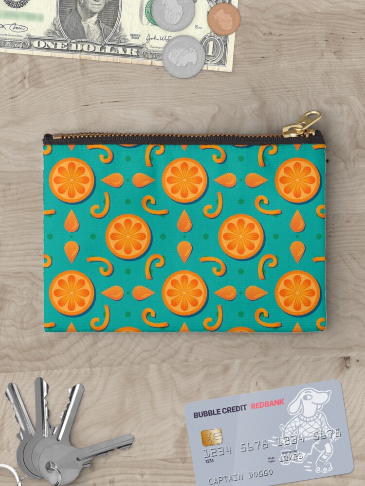 Thumbnail 3 of 4, Zipper Pouch, Tangerine Dreams designed and sold by oneilldesign.